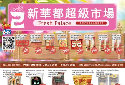 Fresh Palace Supermarket Flyer January 30 to February 5