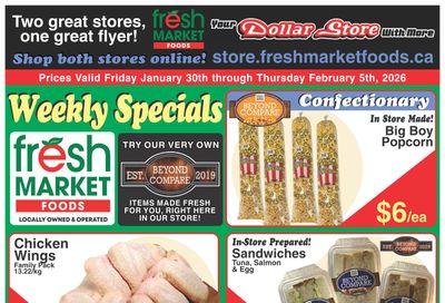 Fresh Market Foods Flyer January 30 to February 5