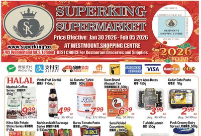 Superking Supermarket (London) Flyer January 30 to February 5