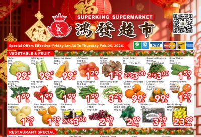 Superking Supermarket (North York) Flyer January 30 to February 5