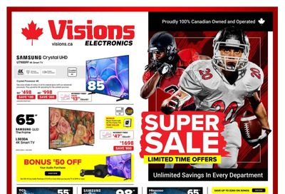 Visions Electronics Flyer January 30 to February 5