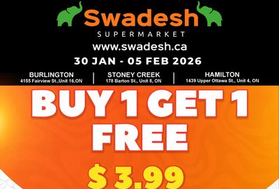 Swadesh Supermarket Flyer January 30 to February 5