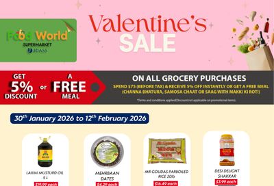 Food World Supermarket Flyer January 30 to February 12