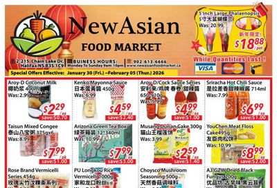 New Asian Food Market Flyer January 30 to February 5