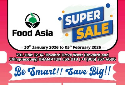 FoodAsia Flyer January 30 to February 5