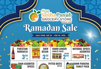 Sanjha Punjab Grocery Store Flyer January 30 to February 5