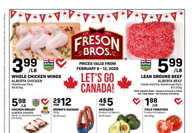 Freson Bros. Flyer February 6 to 12