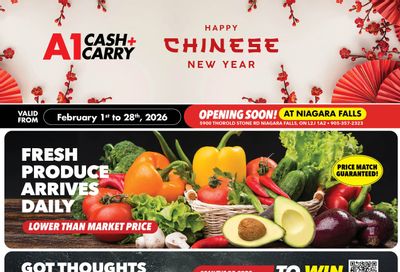 A-1 Cash and Carry Flyer February 1 to 28