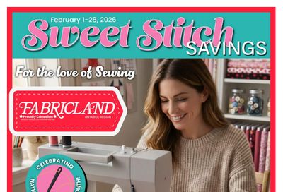 Fabricland (ON) Flyer February 1 to 28