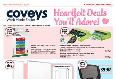 Covey Basics Flyer February 1 to 28