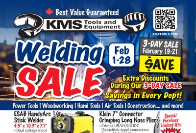 KMS Tools and Equipment Flyer February 1 to 28
