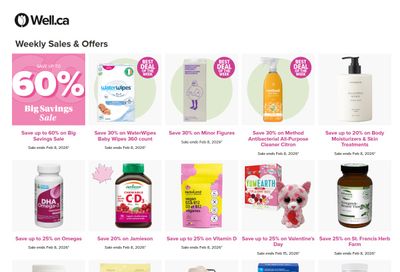 Well.ca Weekly Sales February 2 to 8