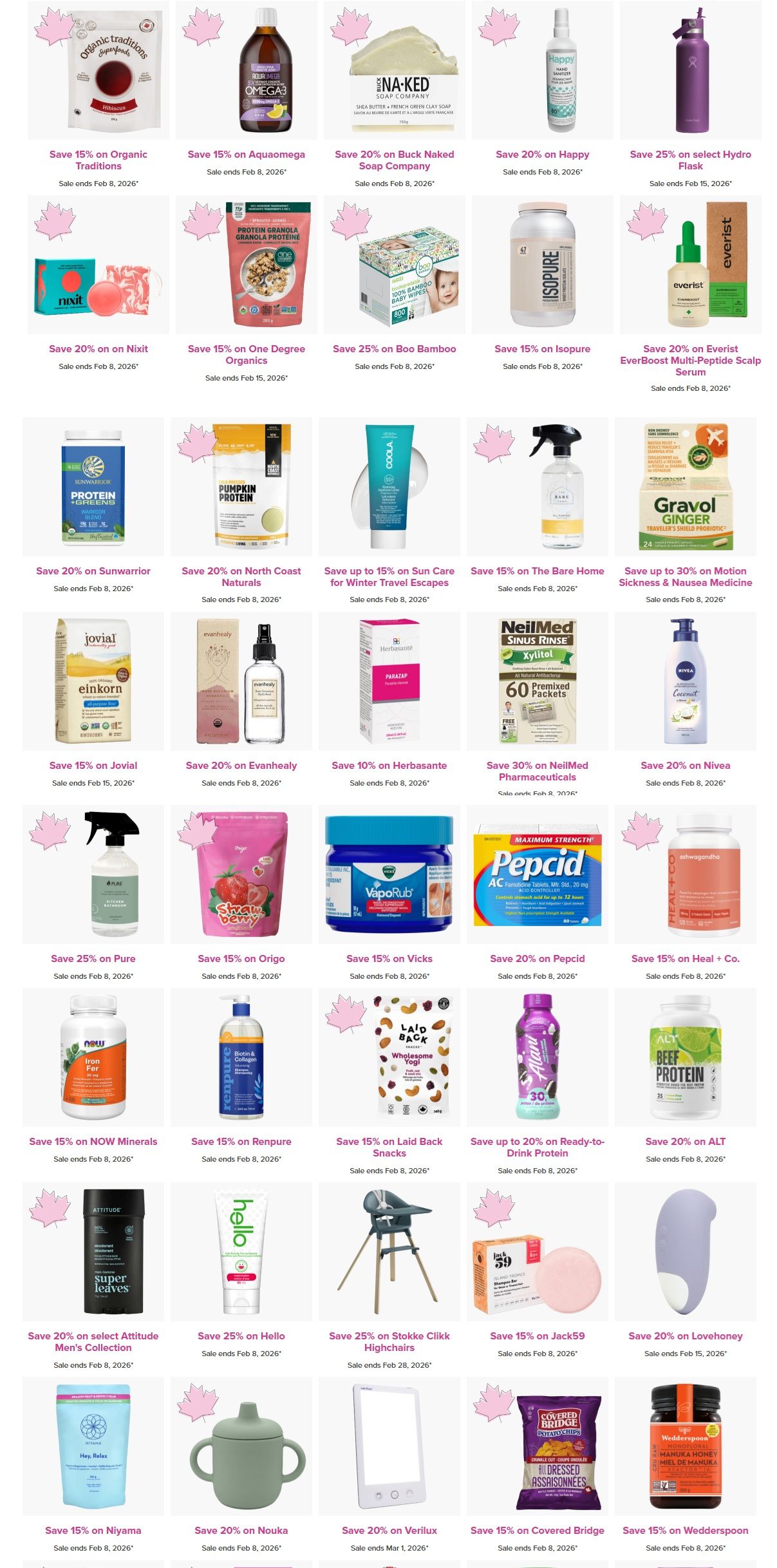 Well.ca Weekly Sales February 2 to 8