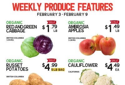 Pomme Natural Market Weekly Produce Flyer February 3 to 9