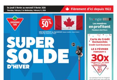 Canadian Tire (QC) Flyer February 5 to 11