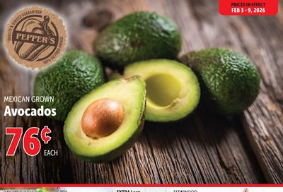 Pepper's Foods Flyer February 3 to 9