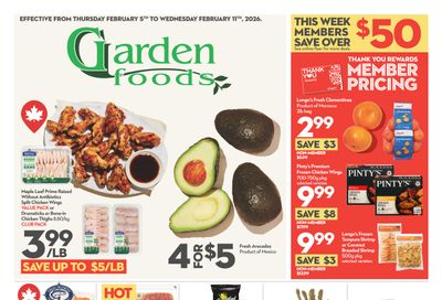 Garden Foods Flyer February 5 to 11