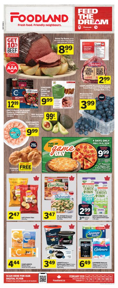 Foodland (ON) Flyer February 5 to 11