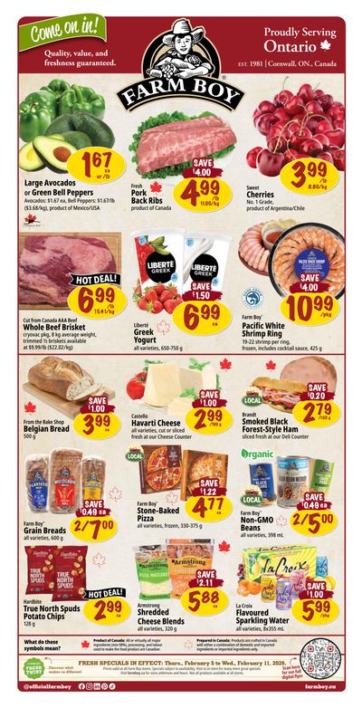 Farm Boy Flyer February 5 to 11