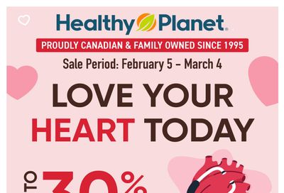 Healthy Planet Flyer February 5 to March 4