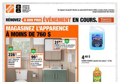 Home Depot (QC) Flyer February 5 to 25