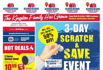 Timber Mart Flyer February 5 to March 4 