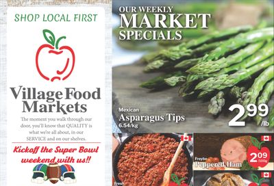 Village Food Markets Flyer February 4 to 10