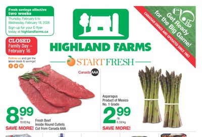 Highland Farms Flyer February 5 to 18