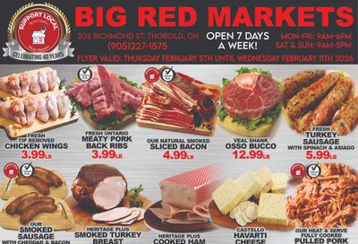 Big Red Markets Flyer February 5 to 11