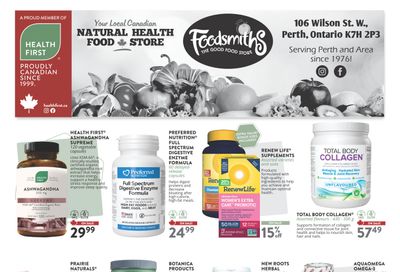 Foodsmiths Health First Flyer February 1 to 28