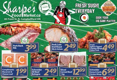 Sharpe's Food Market Flyer February 5 to 11