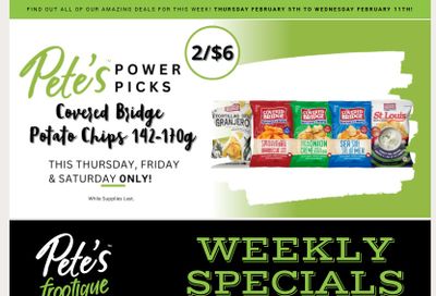 Pete's Fine Foods Flyer February 5 to 11