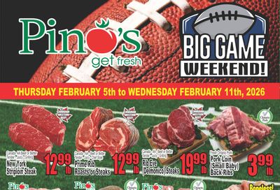 Pino's Flyer February 5 to 11