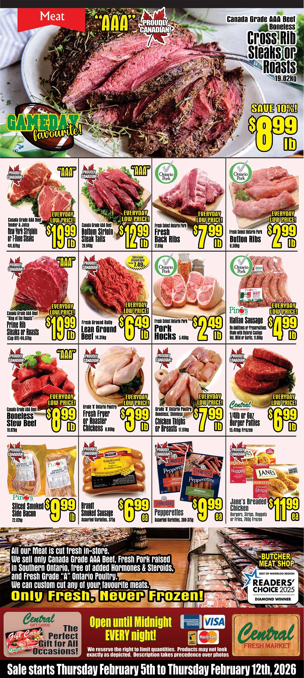 Central Fresh Market Flyer February 5 to 12