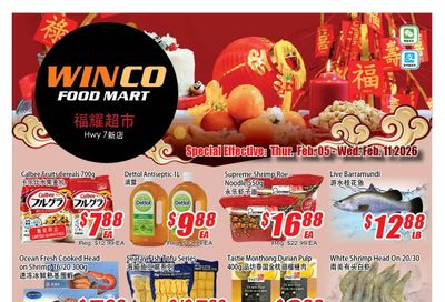 WinCo Food Mart (HWY 7) Flyer February 5 to 11