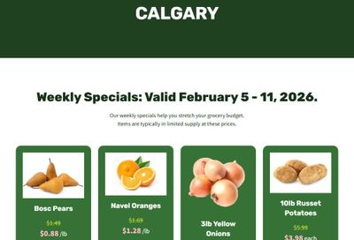 H&W Produce Flyer February 5 to 11