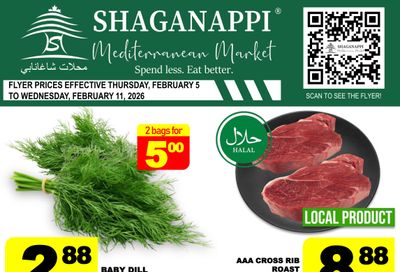 Shaganappi Mediterranean Market Flyer February 5 to 11