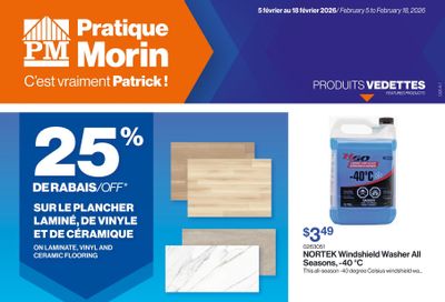 Patrick Morin Flyer February 5 to 18