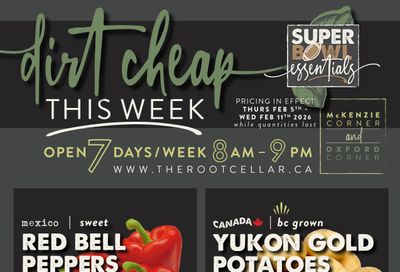 The Root Cellar Flyer February 5 to 11