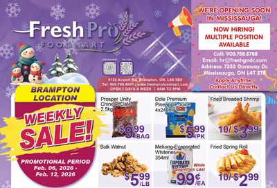 FreshPro Foodmart (Brampton) Flyer February 6 to 12