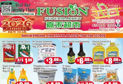 Fusion Supermarket (Scarborough) Flyer February 6 to 12