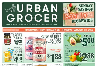 Urban Grocer Flyer February 6 to 12