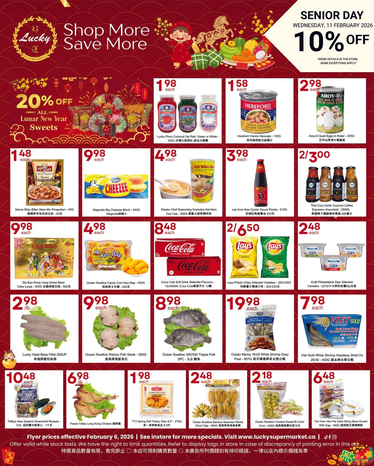 Lucky Supermarket (Edmonton) Flyer February 6 to 12