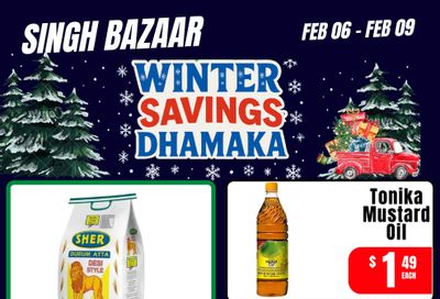 Singh Bazaar Flyer February 6 to 9