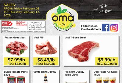 Oma Fresh Foods Flyer February 6 to 12