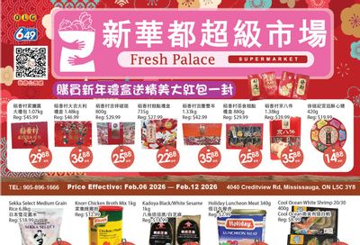 Fresh Palace Supermarket Flyer February 6 to 12