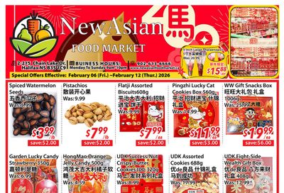 New Asian Food Market Flyer February 6 to 12