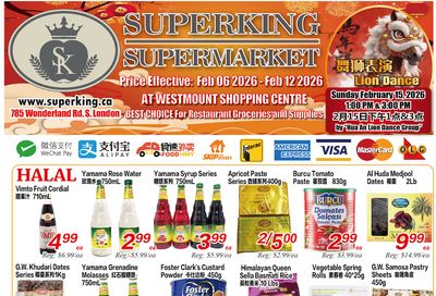 Superking Supermarket (London) Flyer February 6 to 12