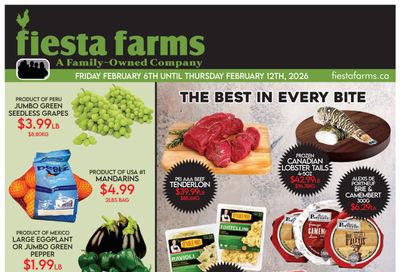 Fiesta Farms Flyer February 6 to 12