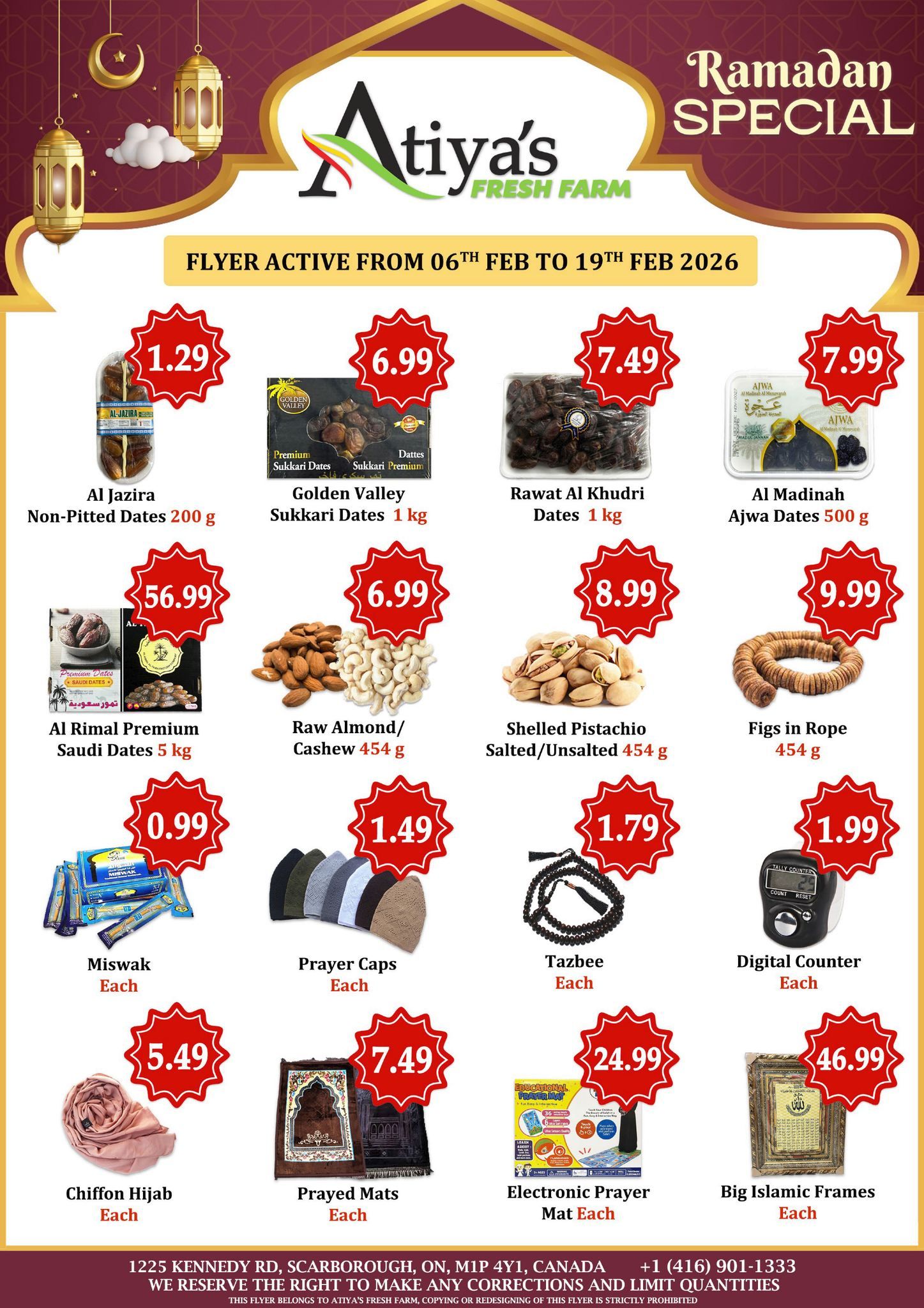 Atiya's Fresh Farm Flyer February 6 to 19